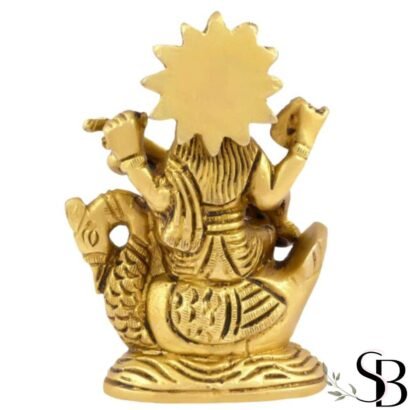 Brass Saraswati Idol