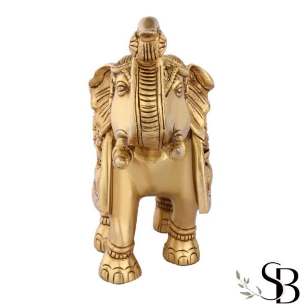 Elephant Brass Statue