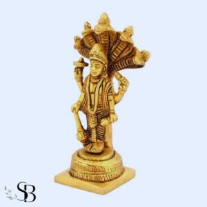 Lord Vishnu Brass Idol
